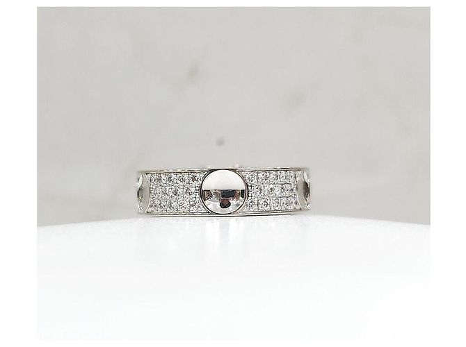 Louis Vuitton Ring aus Weißgold mit Diamant-Pavé Silber - Ansicht 3