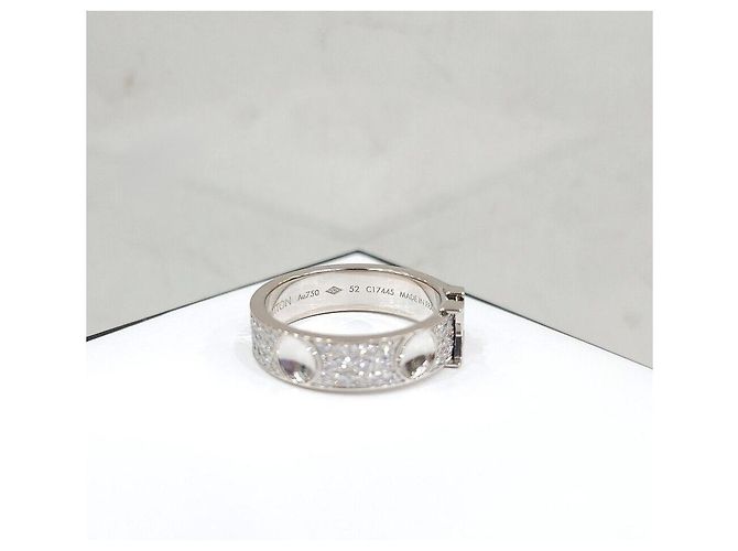 Louis Vuitton Ring aus Weißgold mit Diamant-Pavé Silber - Ansicht 5