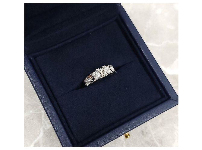 Louis Vuitton Ring aus Weißgold mit Diamant-Pavé Silber - Ansicht 6