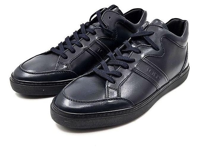 Tod's Sapatilhas de couro Azul - vista 2