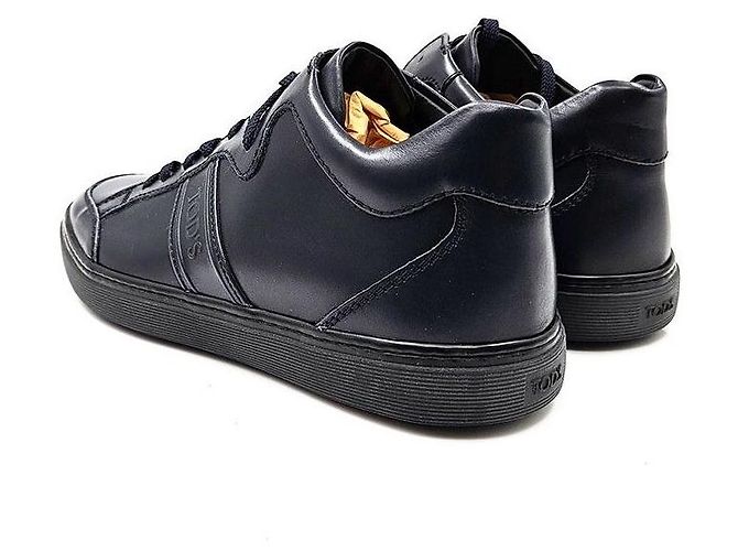 Tod's Sapatilhas de couro Azul - vista 4