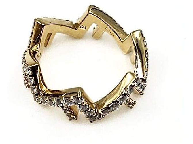 Fendi Anillo Logo Cubic - vista 4