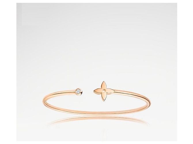 Louis Vuitton Bracciale Diamond Idyl Blossom Pink Gold Rosa - vista 8