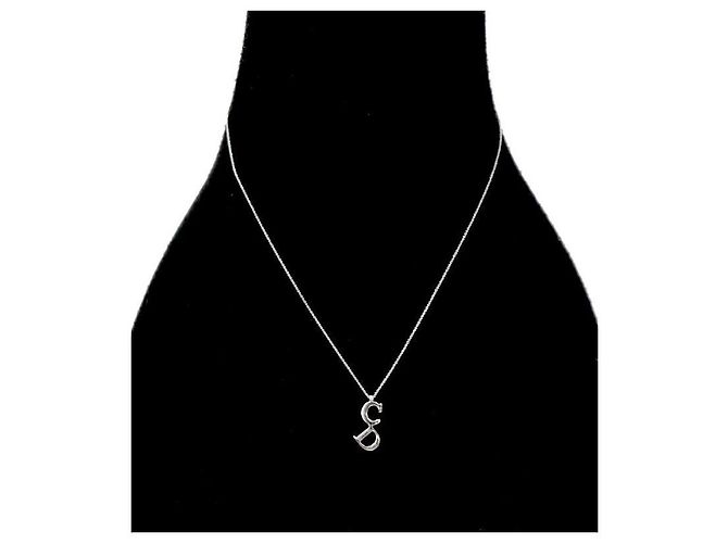 Dior Collar Vertical CD Silver - vista 5