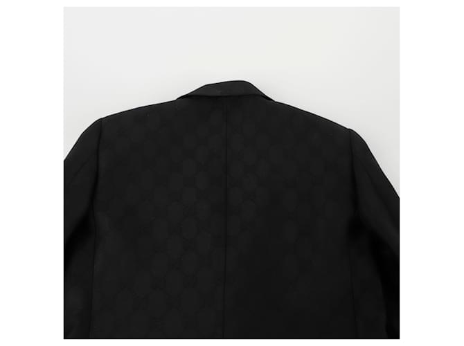 Gucci Blazer GG Single Negro - vista 11
