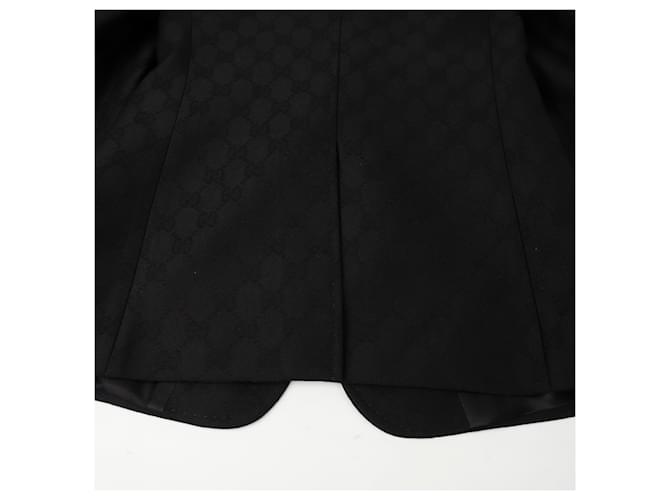 Gucci Blazer GG Single Negro - vista 12
