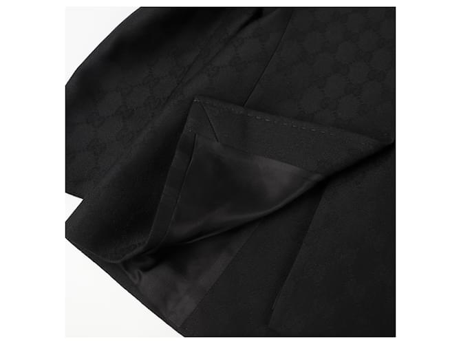Gucci Blazer GG Single Negro - vista 13