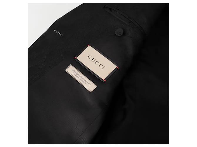 Gucci Blazer GG Single Negro - vista 9
