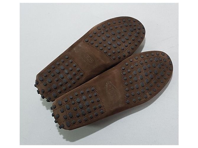 Tod's Scarpe da guida in camoscio da donna Marrone - vista 8
