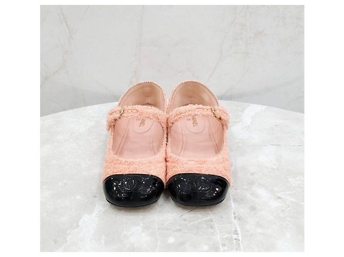 Chanel Scarpe basse Mary Jane in tweed Multicolore - vista 2
