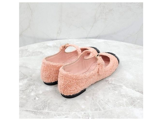 Chanel Scarpe basse Mary Jane in tweed Multicolore - vista 4