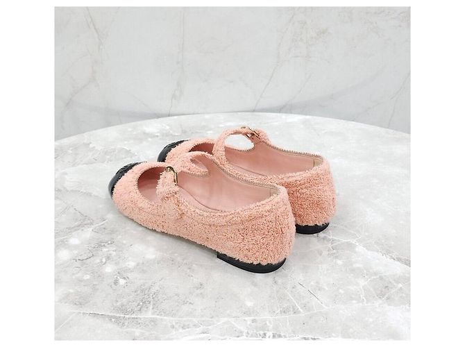 Chanel Scarpe basse Mary Jane in tweed Multicolore - vista 5