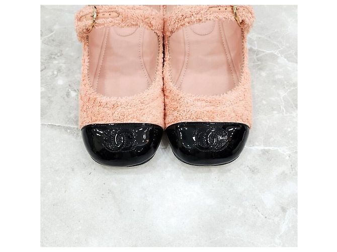 Chanel Scarpe basse Mary Jane in tweed Multicolore - vista 6