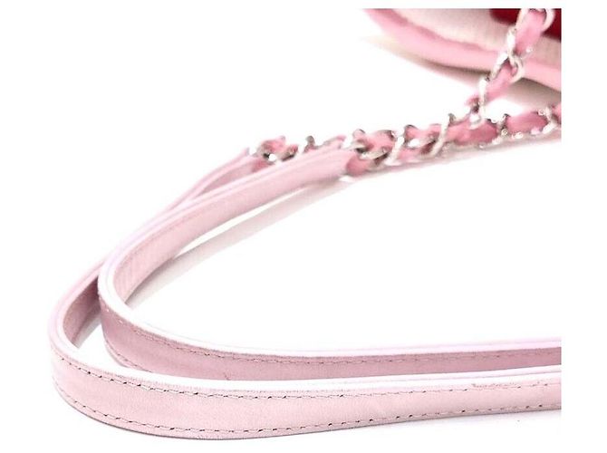 Chanel Borsa a tracolla Deauville in rafia Bianco - vista 4