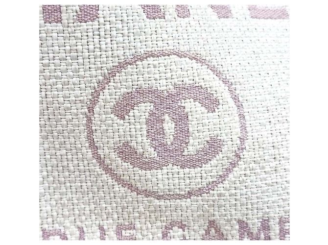 Chanel Borsa a tracolla Deauville in rafia Bianco - vista 7