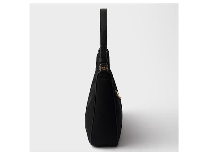 Prada Mini Bag Re-edition Re-Nylon Nero - vista 3