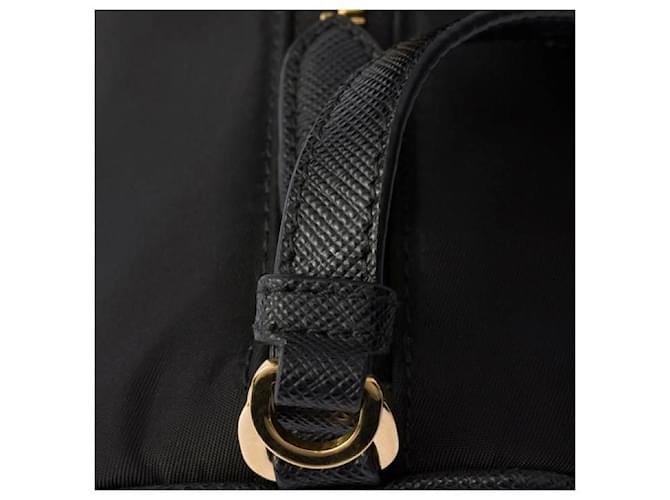 Prada Mini Bag Re-edition Re-Nylon Nero - vista 4