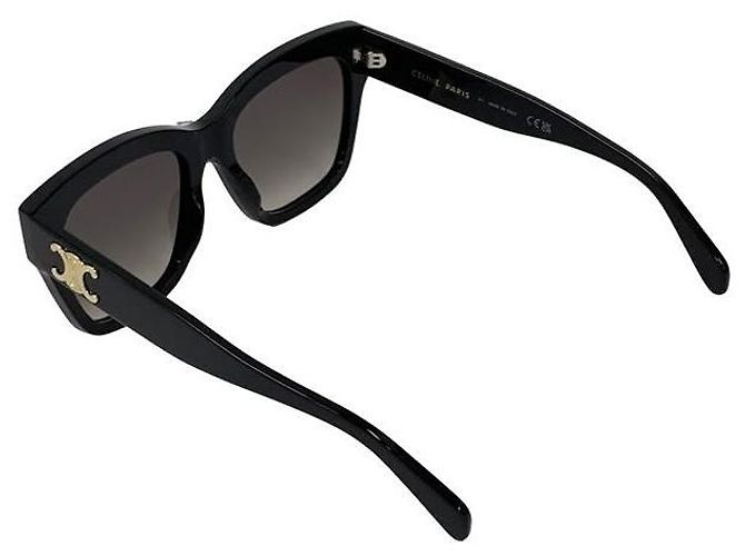 Céline Gafas de sol Treofer Acetate Logo Negro - vista 4