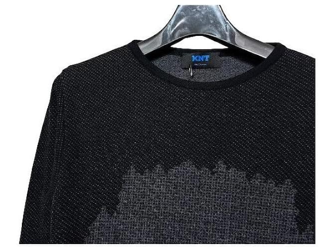 Kiton Strickpullover aus schwarzem Stoff - Ansicht 4