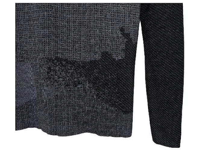 Kiton Strickpullover aus schwarzem Stoff - Ansicht 7