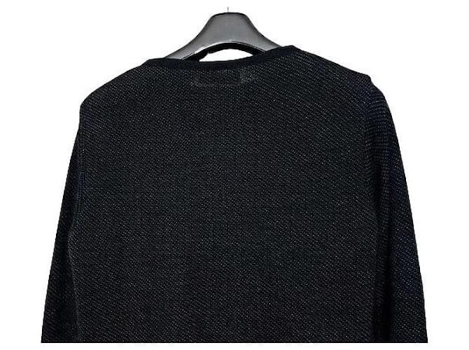 Kiton Strickpullover aus schwarzem Stoff - Ansicht 8