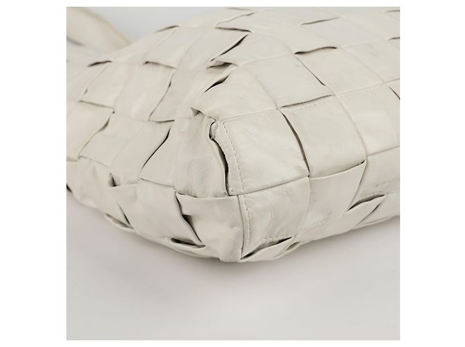 Bottega Veneta Bolso Tote y de Hombro de Piel Intrecciato Blanca Blanco - vista 11