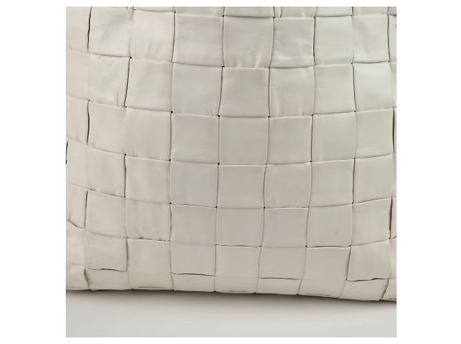 Bottega Veneta Bolso Tote y de Hombro de Piel Intrecciato Blanca Blanco - vista 3