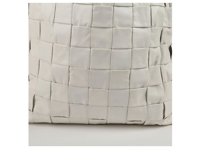Bottega Veneta Bolso Tote y de Hombro de Piel Intrecciato Blanca Blanco - vista 6