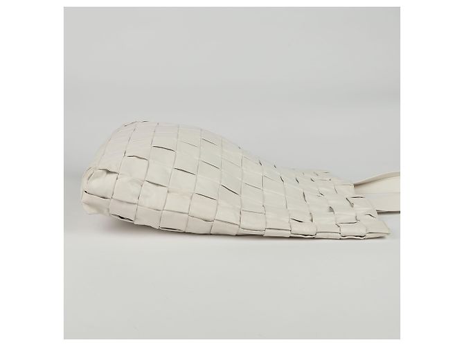 Bottega Veneta Bolso Tote y de Hombro de Piel Intrecciato Blanca Blanco - vista 8