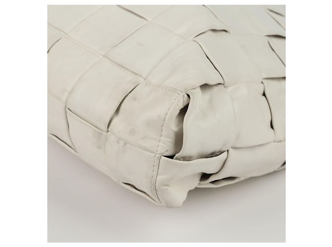 Bottega Veneta Bolso Tote y de Hombro de Piel Intrecciato Blanca Blanco - vista 9