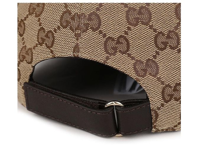 Gucci Canvas Baseball Cap Brown - view 7