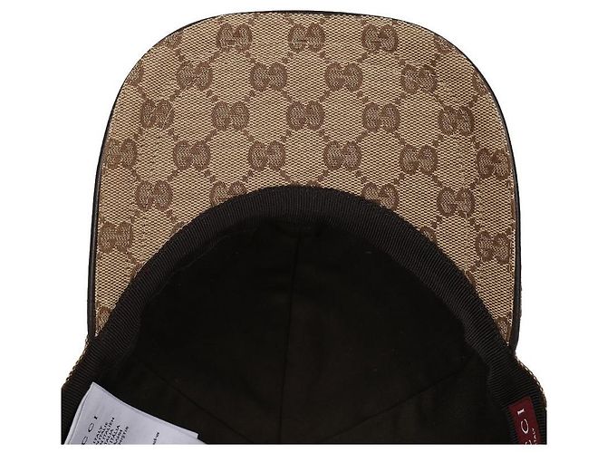 Gucci Canvas Baseball Cap Brown - view 8