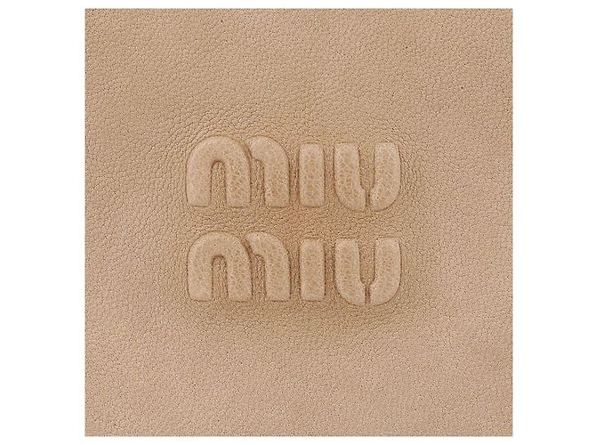 Miu Miu Borsa a tracolla in pelle Nappa Marrone - vista 9