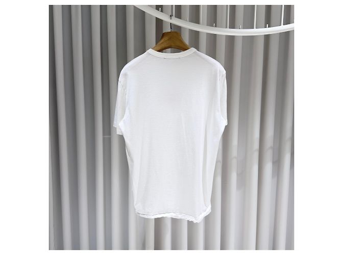 Louis Vuitton Supreme Logo White Kurzarm T-Shirt Weiß - Ansicht 5