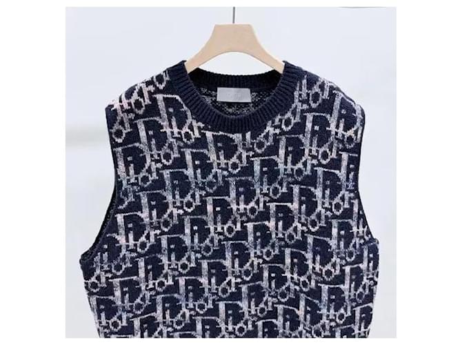 Dior Oblique Jacquard-Strickweste Mehrfarben - Ansicht 2