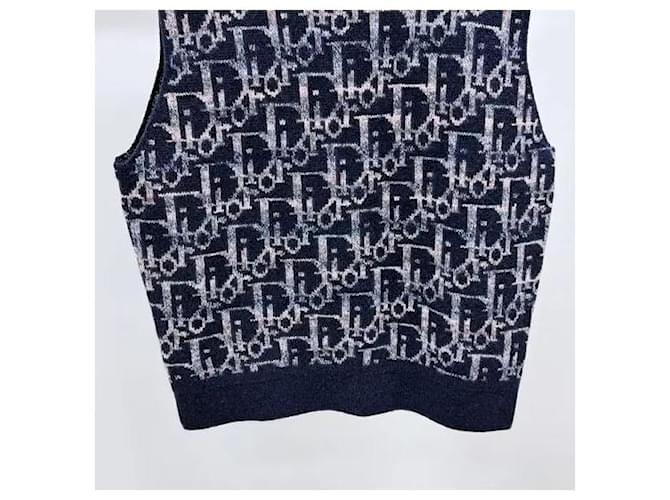 Dior Oblique Jacquard-Strickweste Mehrfarben - Ansicht 3