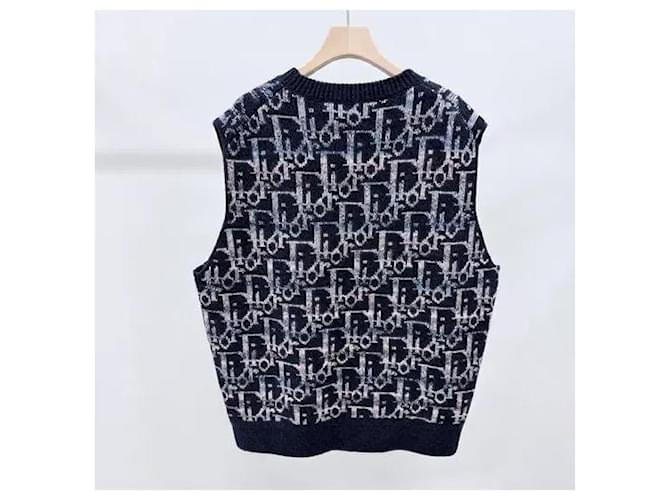 Dior Oblique Jacquard-Strickweste Mehrfarben - Ansicht 4
