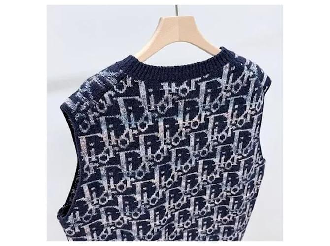 Dior Oblique Jacquard-Strickweste Mehrfarben - Ansicht 5