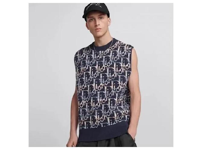Dior Oblique Jacquard-Strickweste Mehrfarben - Ansicht 7