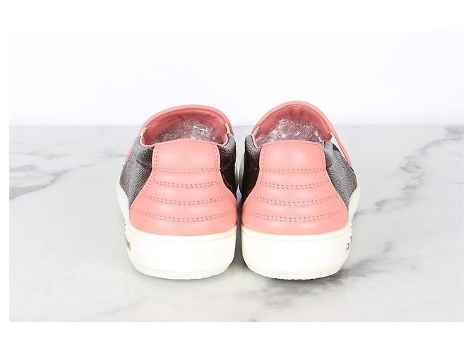 Louis Vuitton Monogram Slip-On Pink Marrone - vista 4