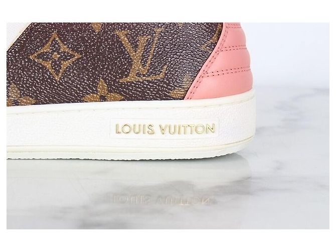 Louis Vuitton Monogram Slip-On Pink Marrone - vista 8
