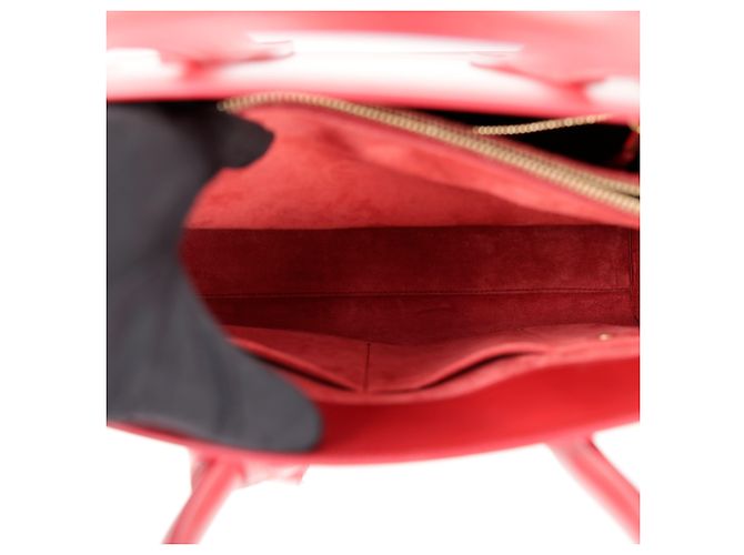 Saint Laurent Borsa a Tracolla Tote Piccola Rosso - vista 13
