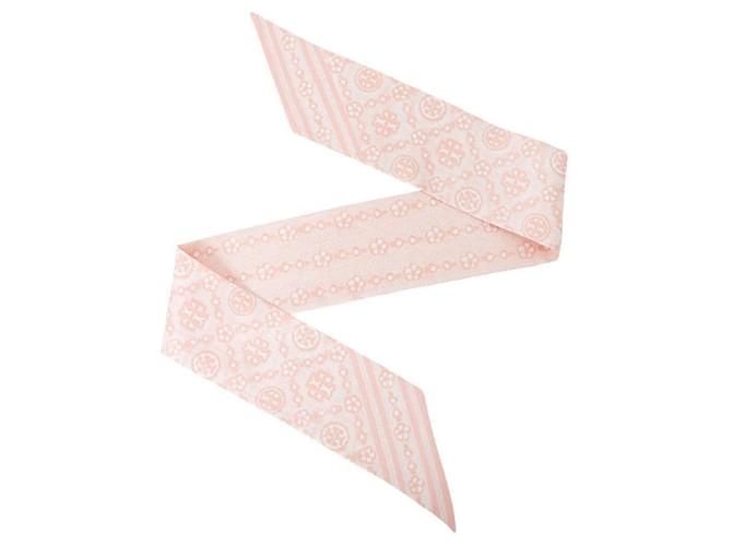 Tory Burch Foulard in seta monogramma floreale Multicolore - vista 4