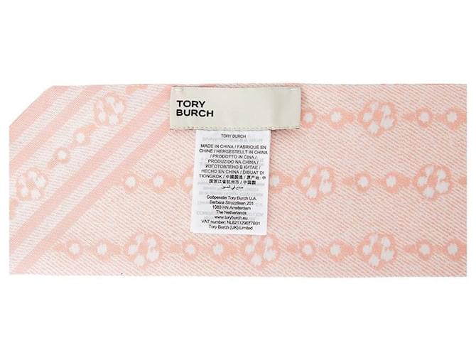 Tory Burch Foulard in seta monogramma floreale Multicolore - vista 6