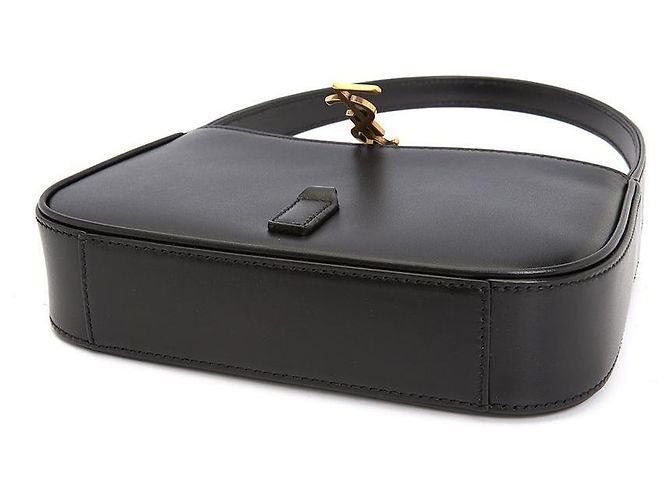 Saint Laurent Borsa Hobo Monogram da donna Nero - vista 6