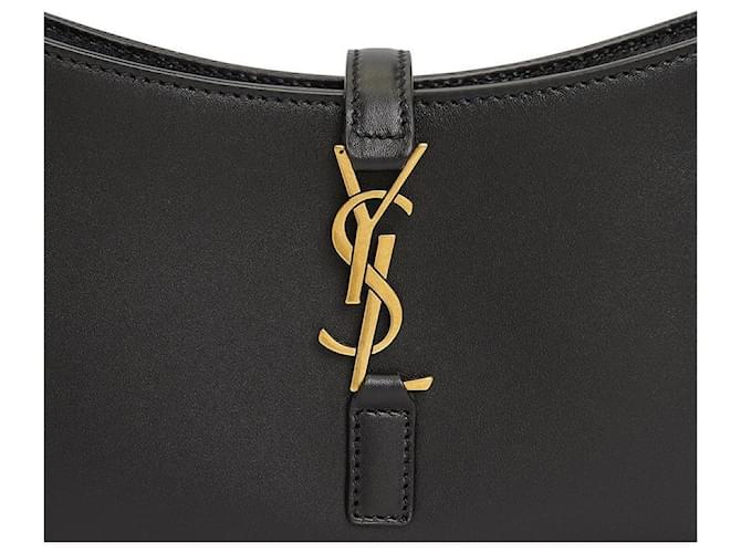 Saint Laurent Borsa Hobo Monogram da donna Nero - vista 8