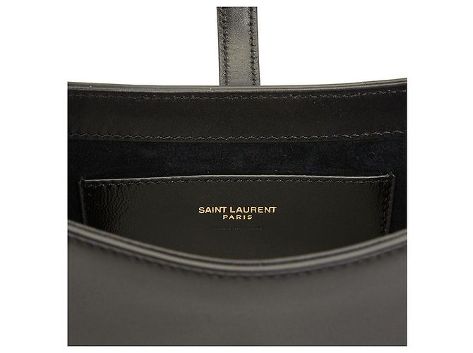 Saint Laurent Borsa Hobo Monogram da donna Nero - vista 9