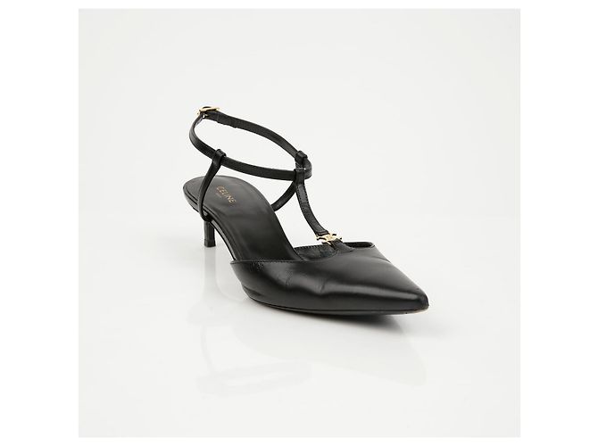 Céline Décolleté Triomphe Tiva Pumps Heels Multicolore - vista 2