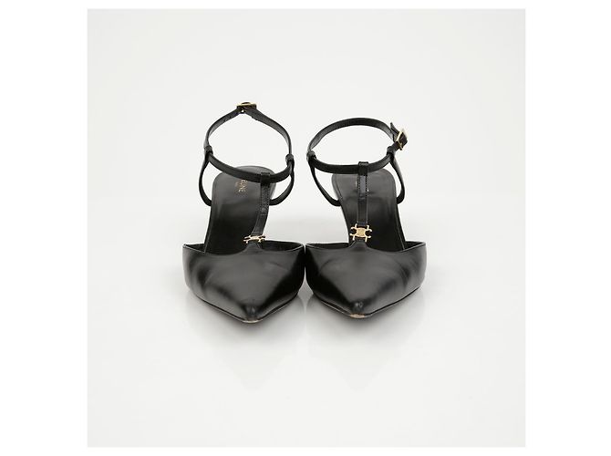 Céline Décolleté Triomphe Tiva Pumps Heels Multicolore - vista 4