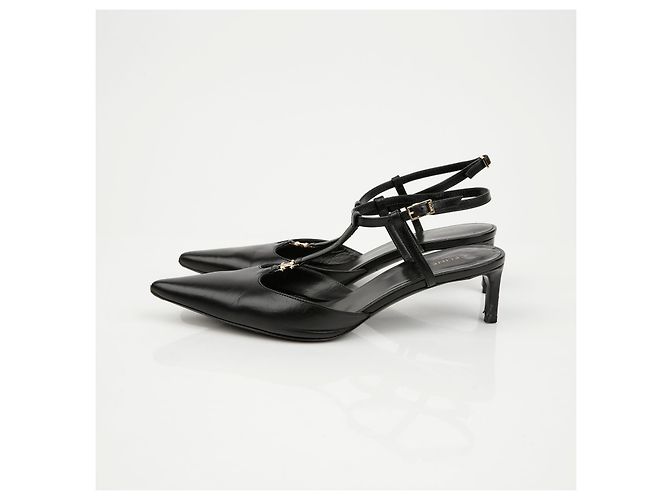 Céline Décolleté Triomphe Tiva Pumps Heels Multicolore - vista 7